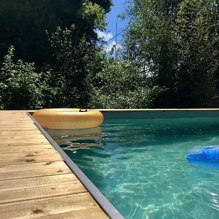 Ferienhaus The Dordogne Huts With Pool And Jacuzzi